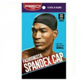 Red by Kiss Man Spandex Cap Black HSX02 Red by Kiss Man Spandex Cap Black HSX02